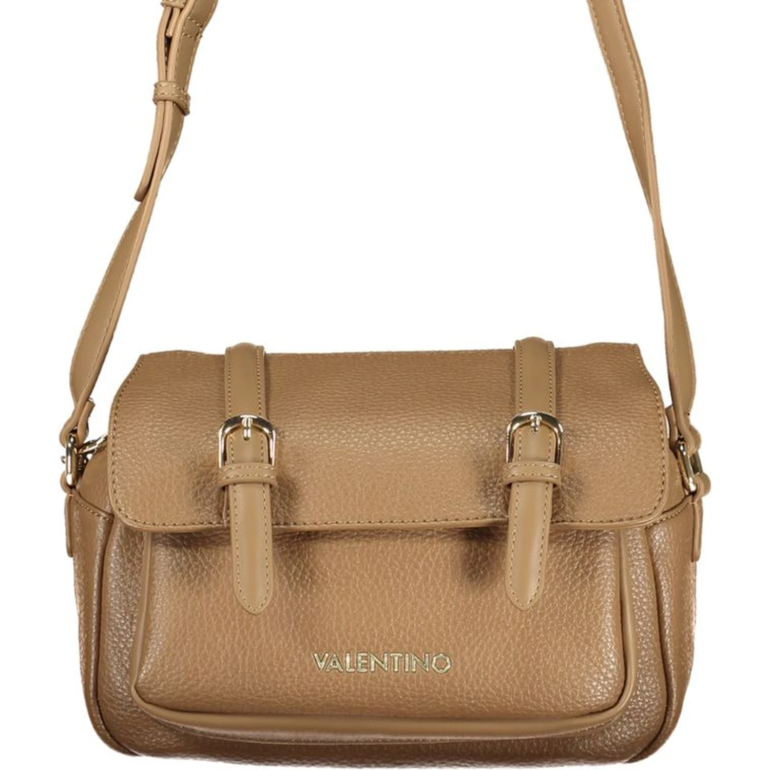 Marrone Polyurethane Women Handbag