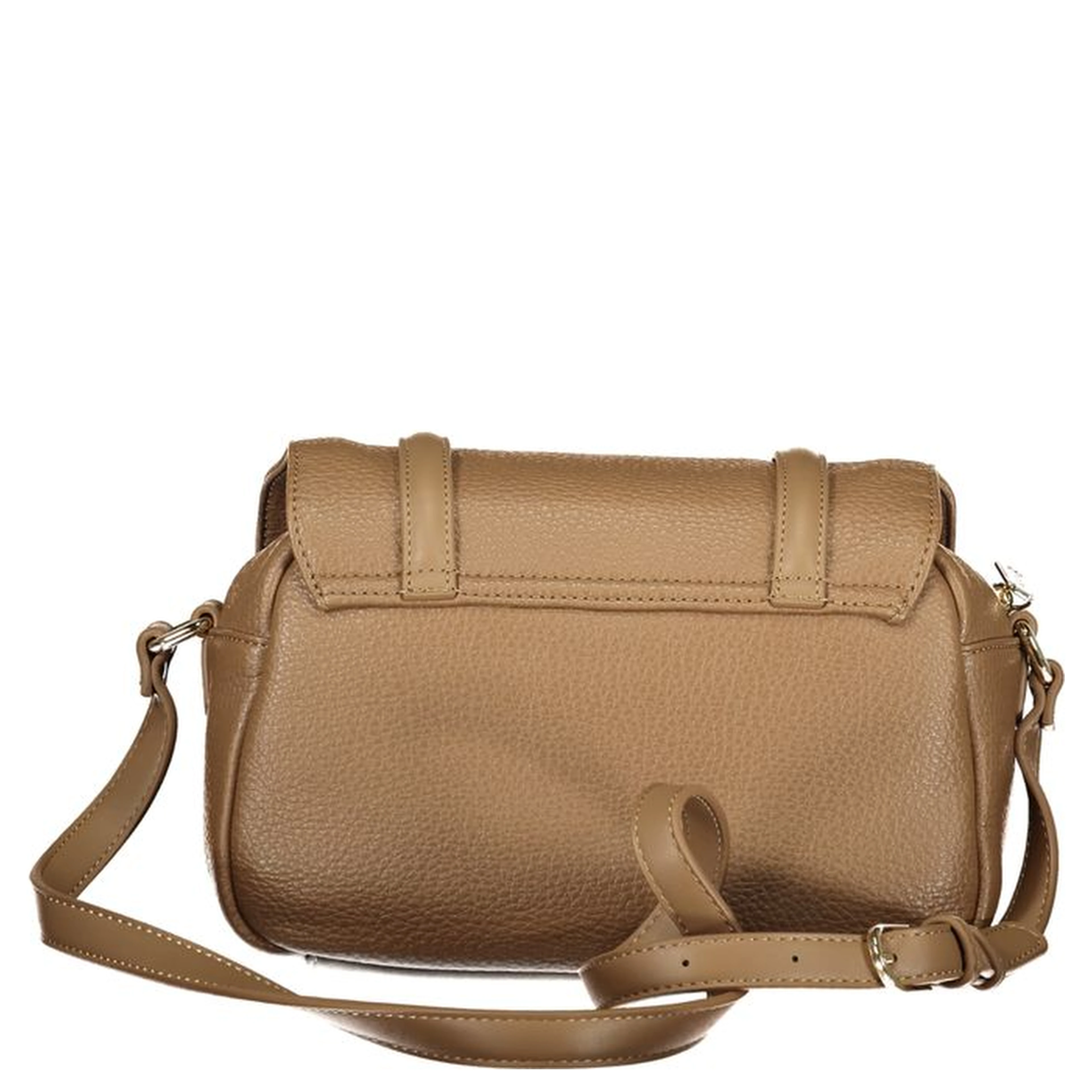 Marrone Polyurethane Women Handbag