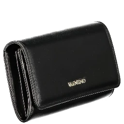 Black Polyurethane Women Wallet
