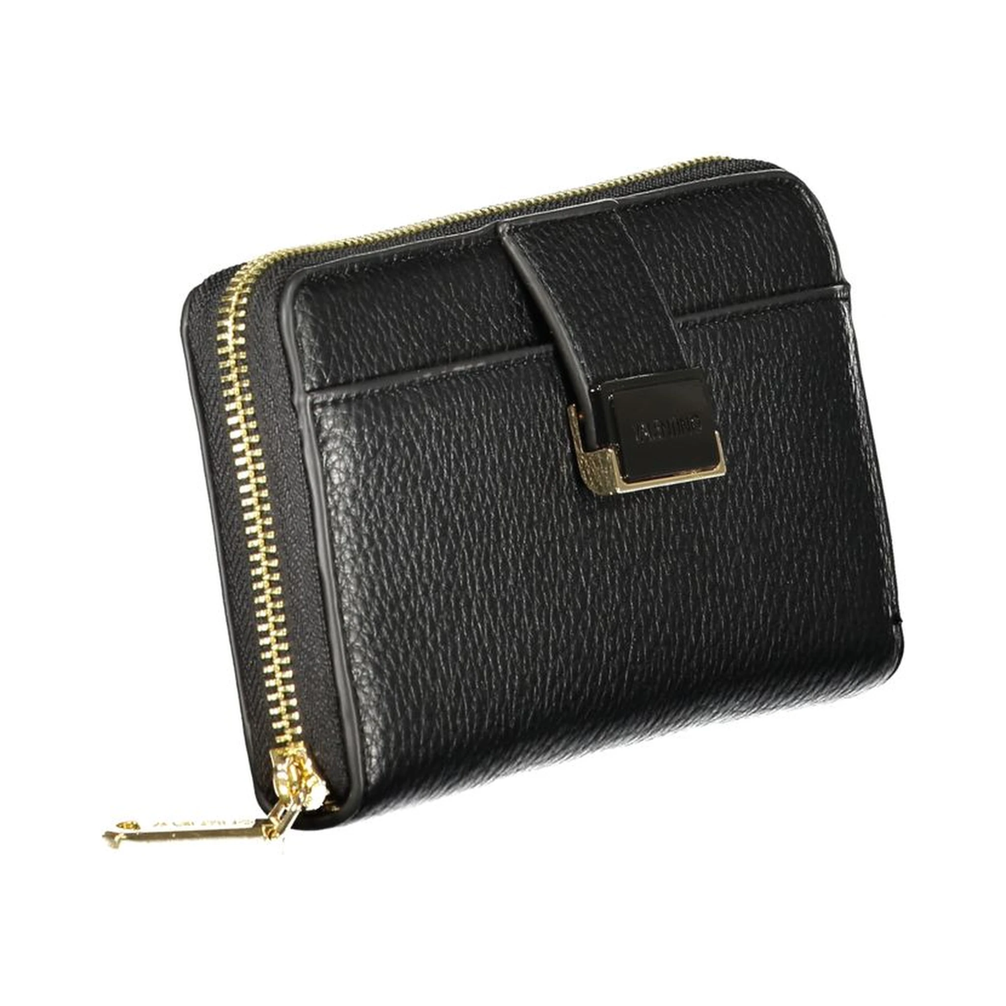 Black Polyurethane Women Wallet