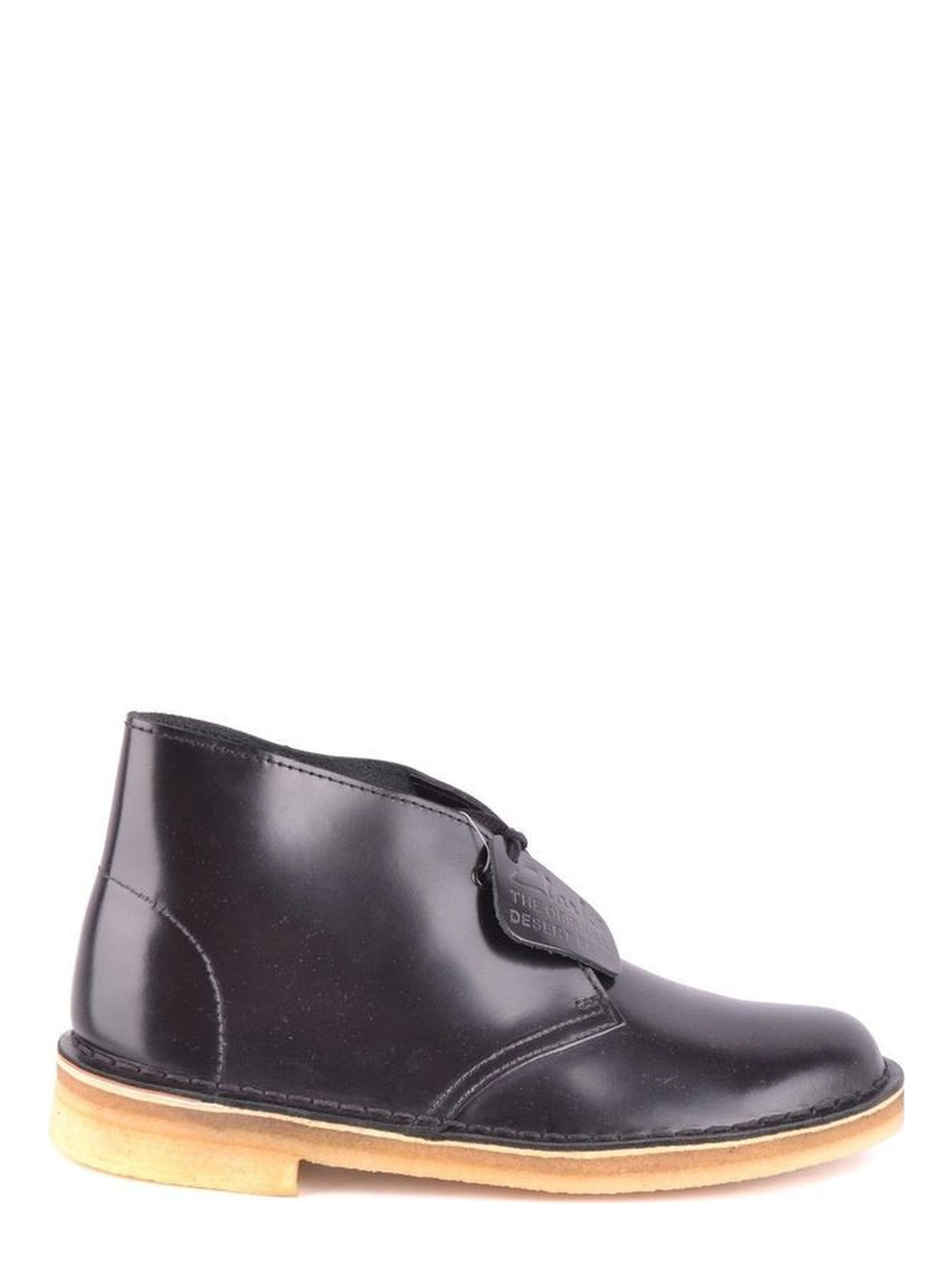 Black Leather Lace-Up Boots