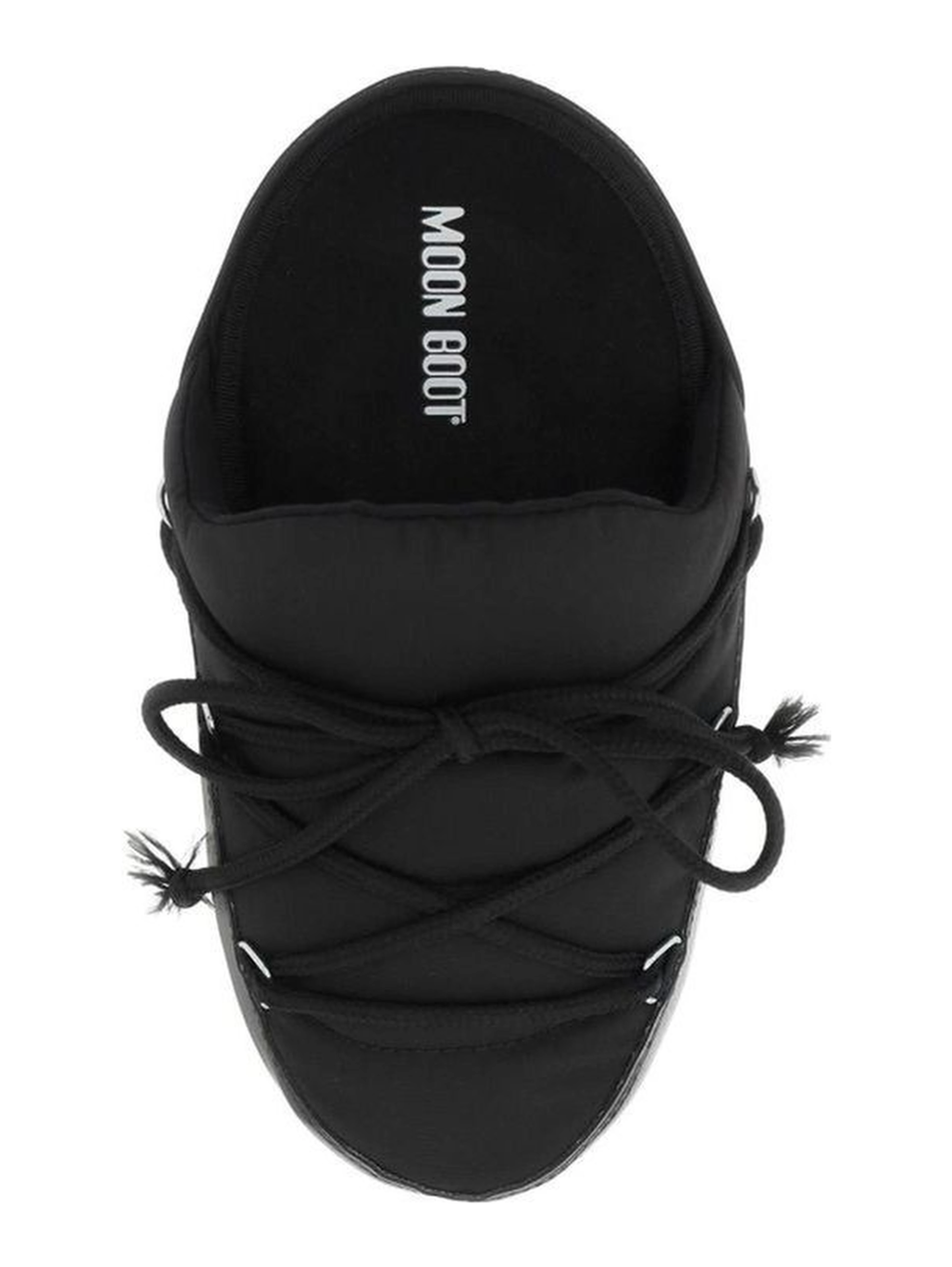 Black Nylon Mules