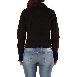 Black Cotton Denim Jacket