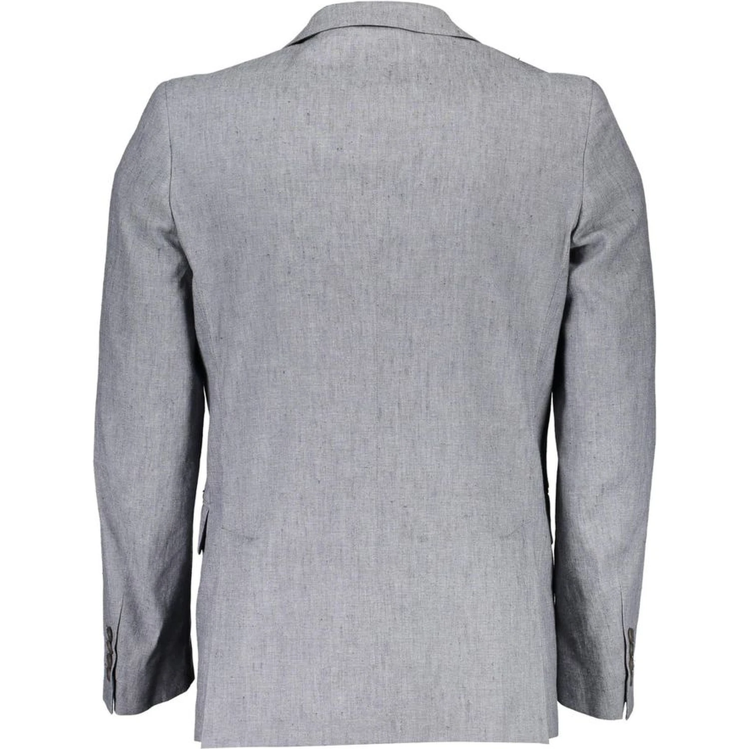 Gray Cotton Blazer