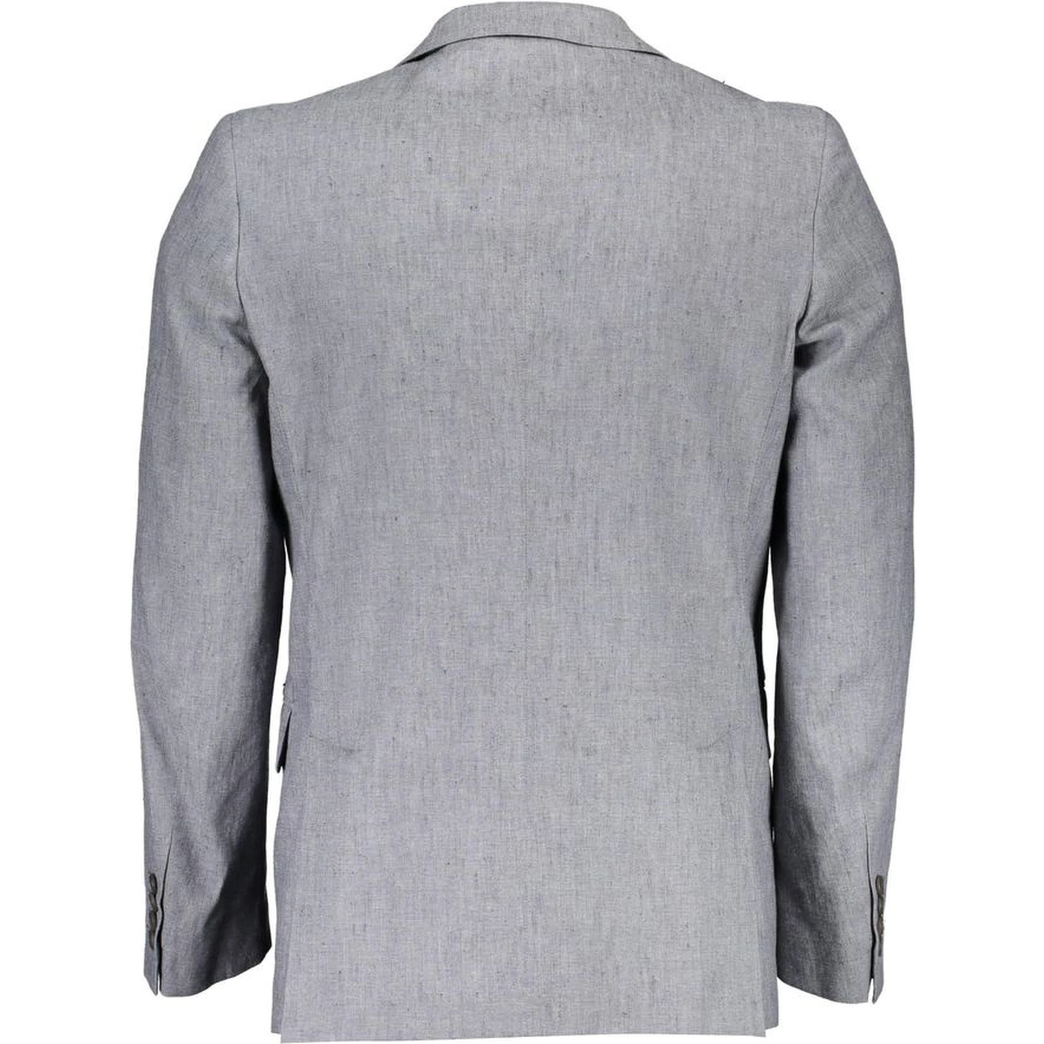 Gray Cotton Blazer