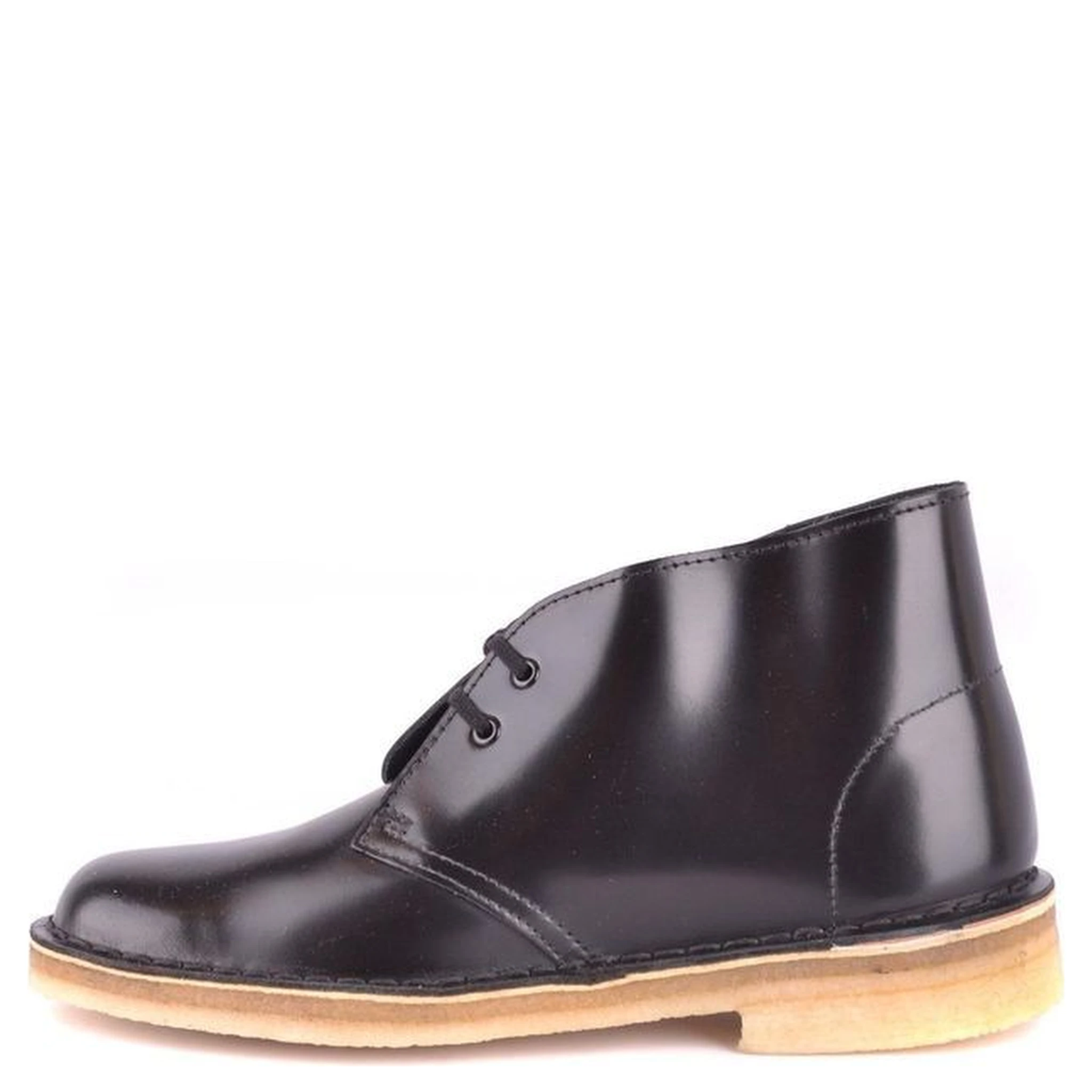 أحذية جلدية سوداء برباط