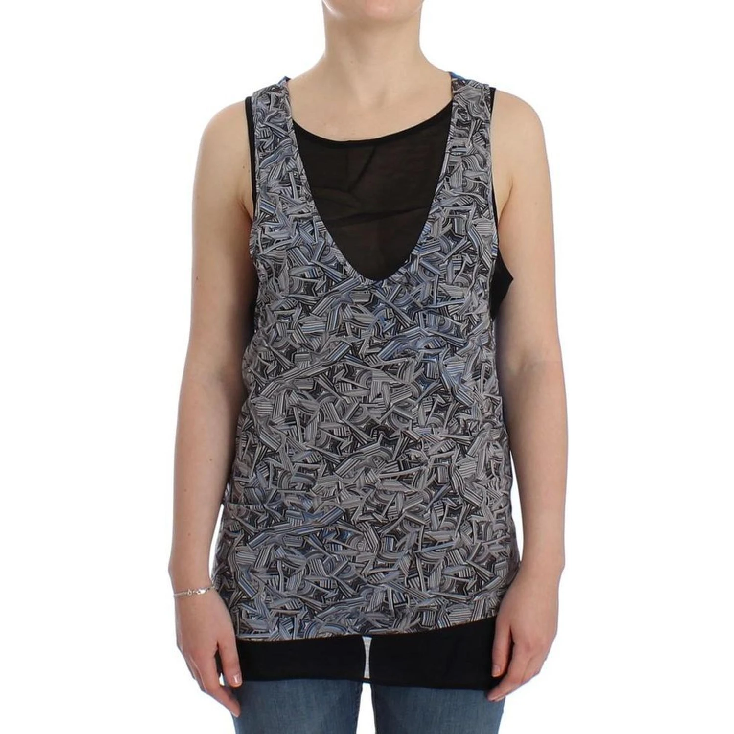 Black Silk Top