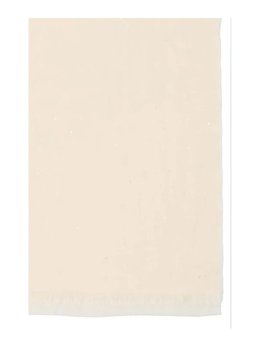 White Wool Scarf