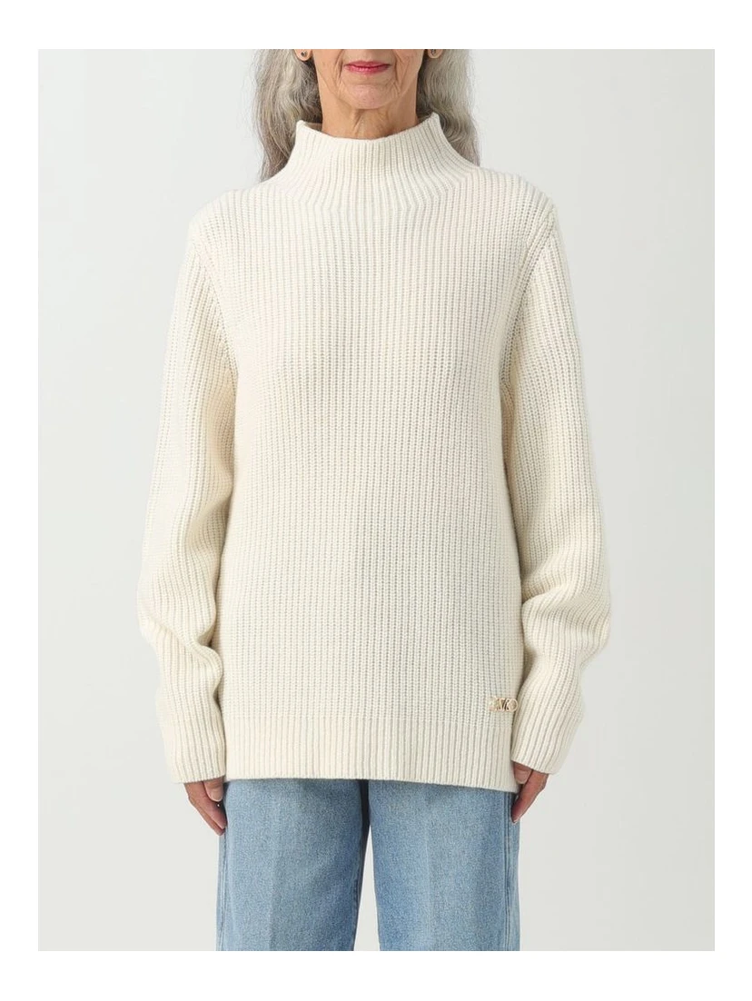Bicolor Merino Wool Sweatshirt
