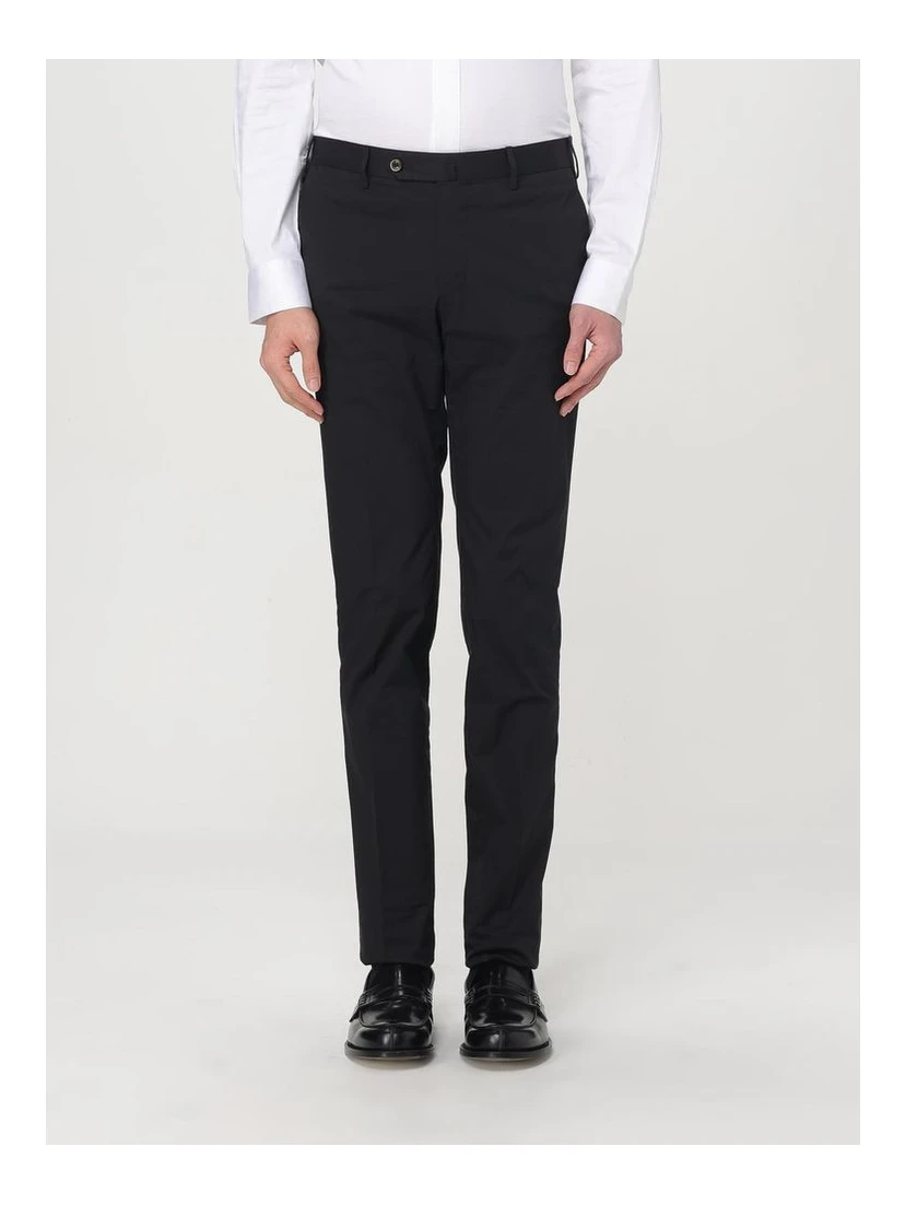 Black Cotton Dress Pants