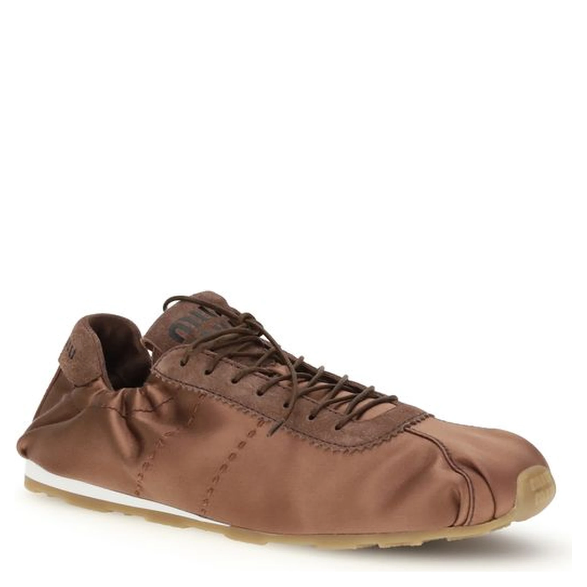 Brown Viscose Sneakers