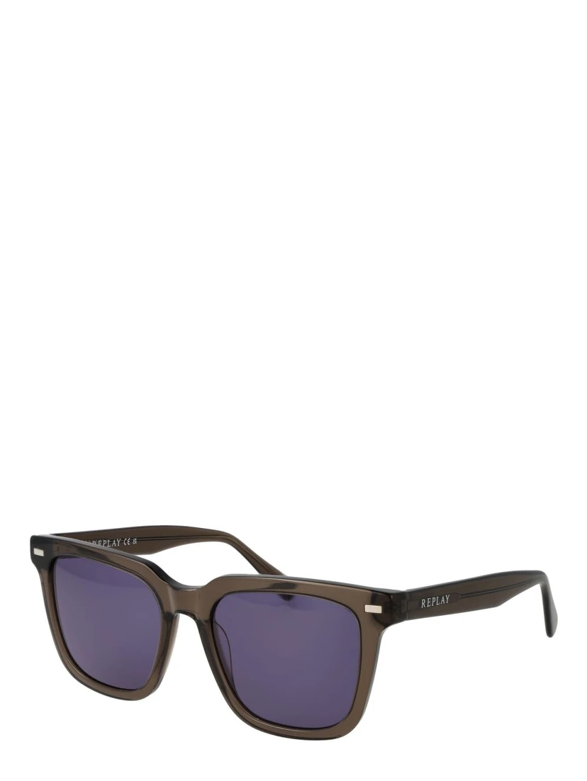 Brown Plastic Sunglasses