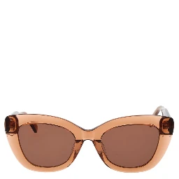 Beige Plastic Sunglasses