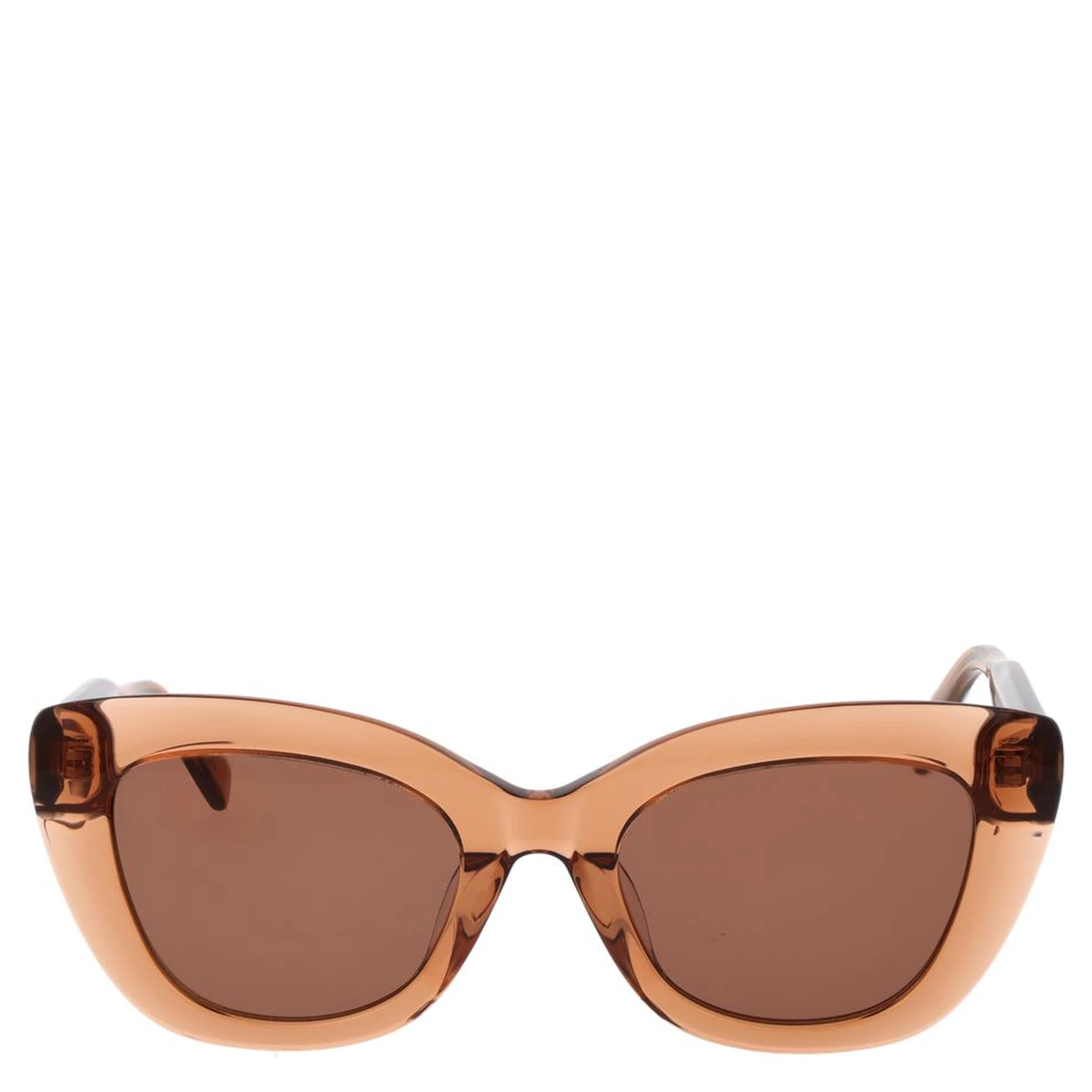 Beige Plastic Sunglasses