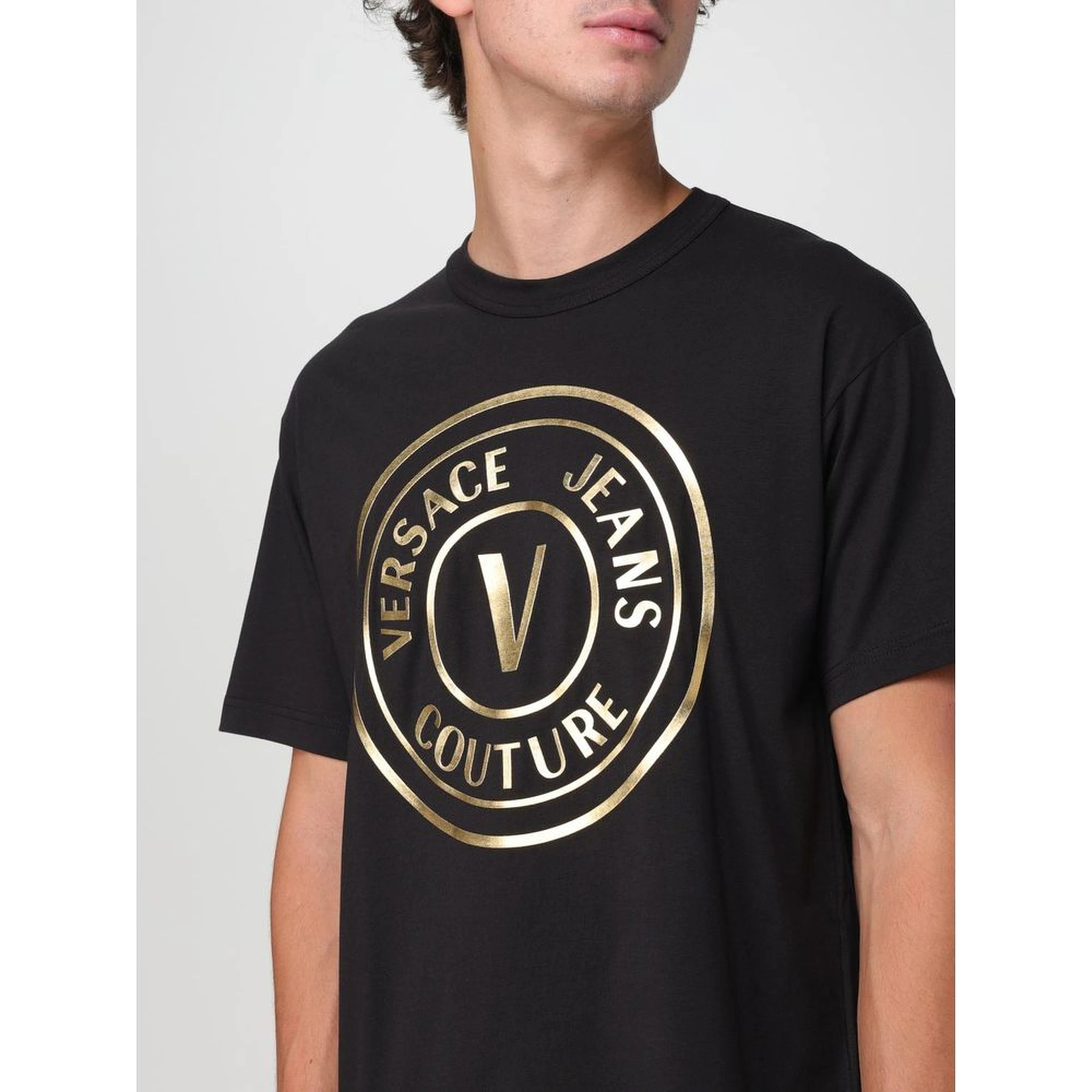 Black Cotton T-Shirt