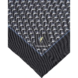 Black Silk Scarf