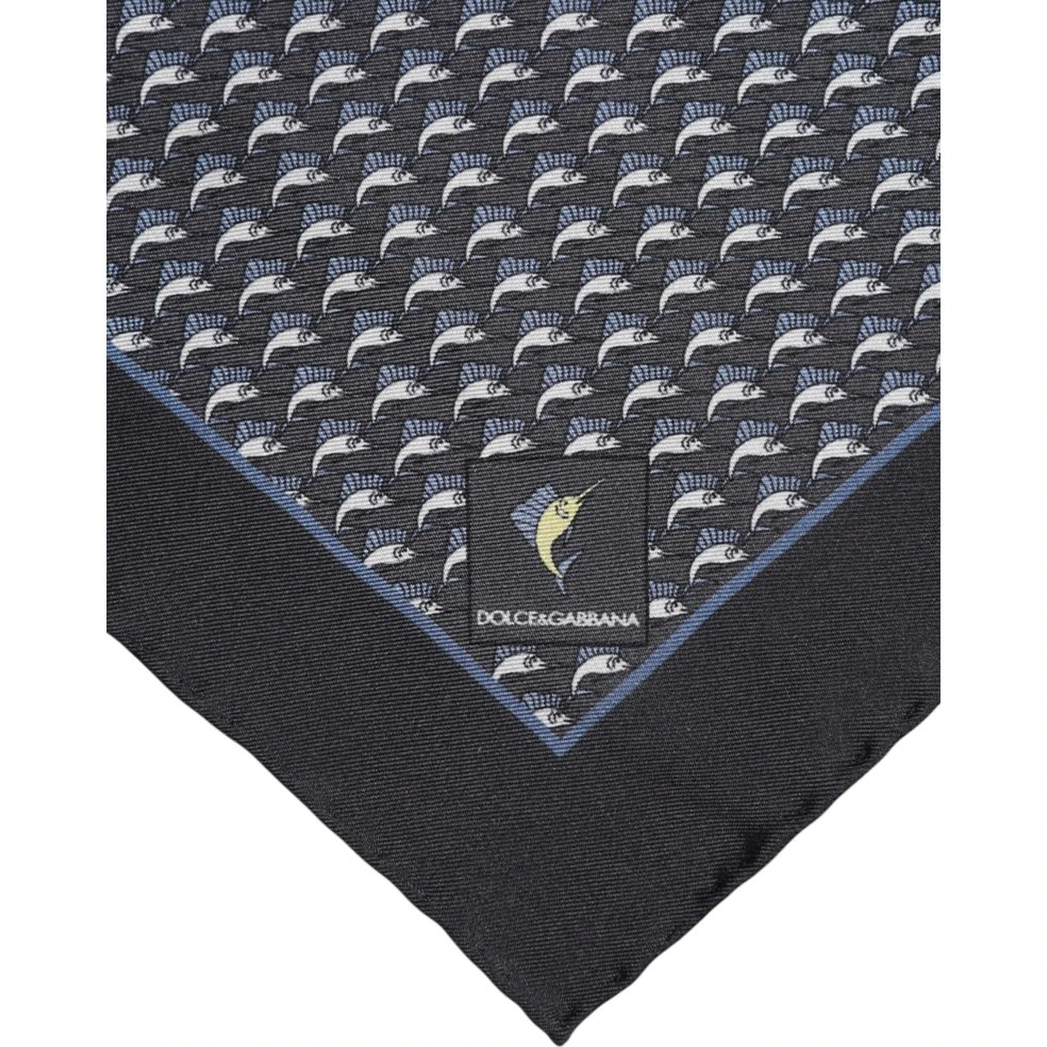 Black Silk Scarf