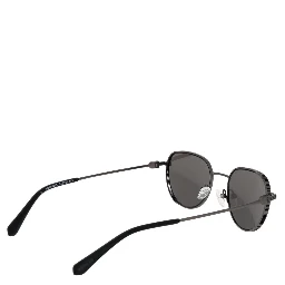 Gray Metal Sunglasses
