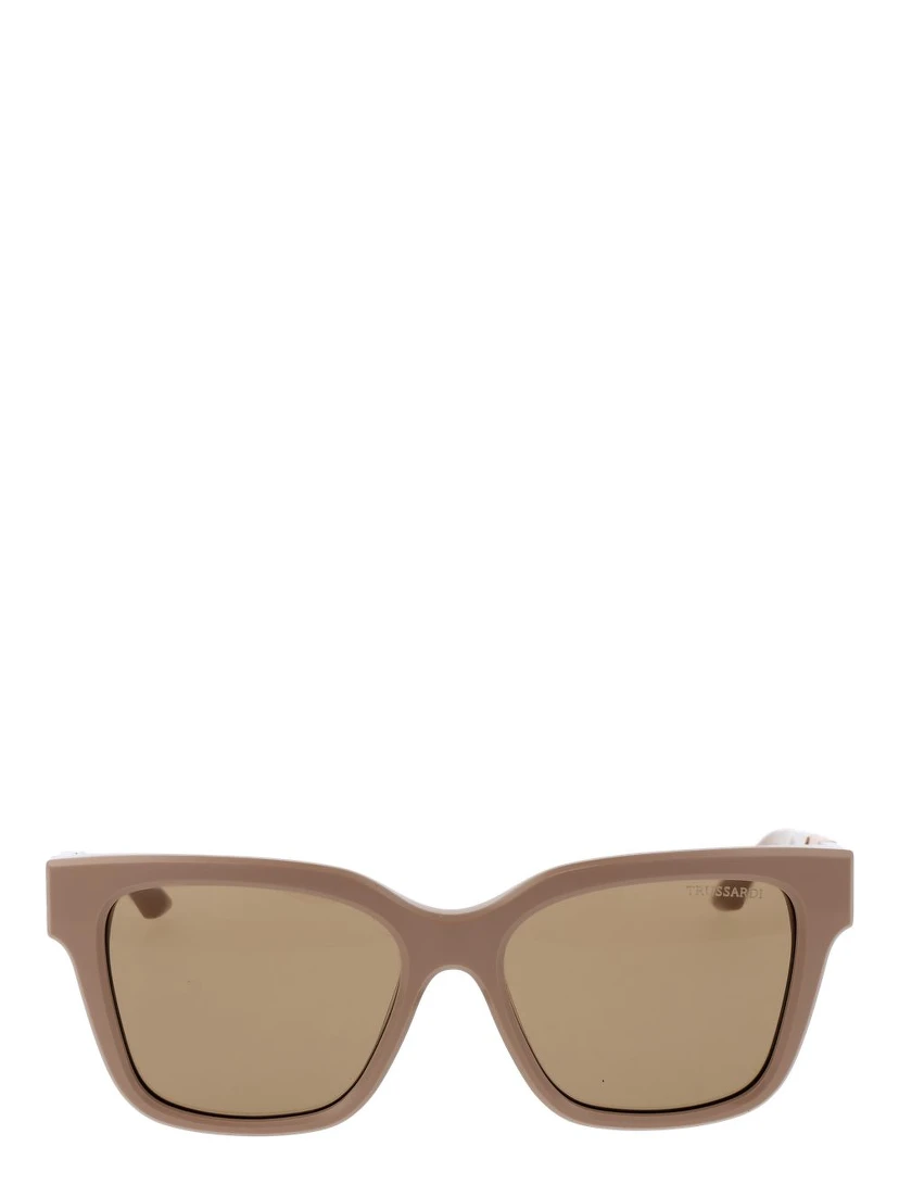 Beige Acetate Sunglasses