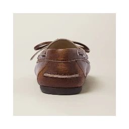 Leather lace up loafers