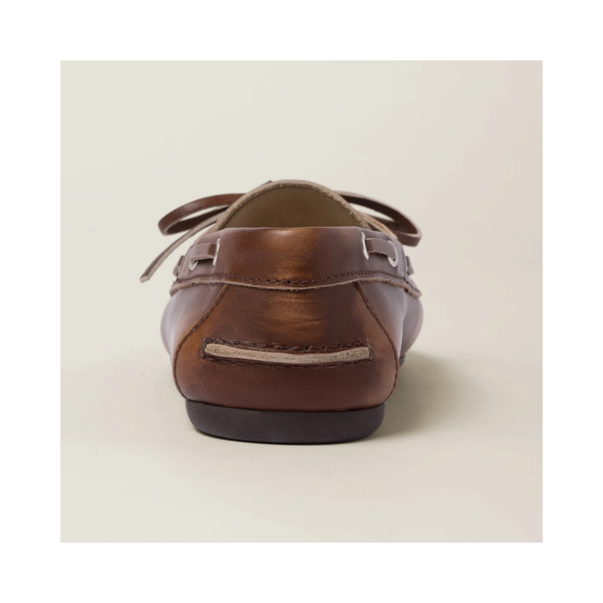 Leather lace up loafers