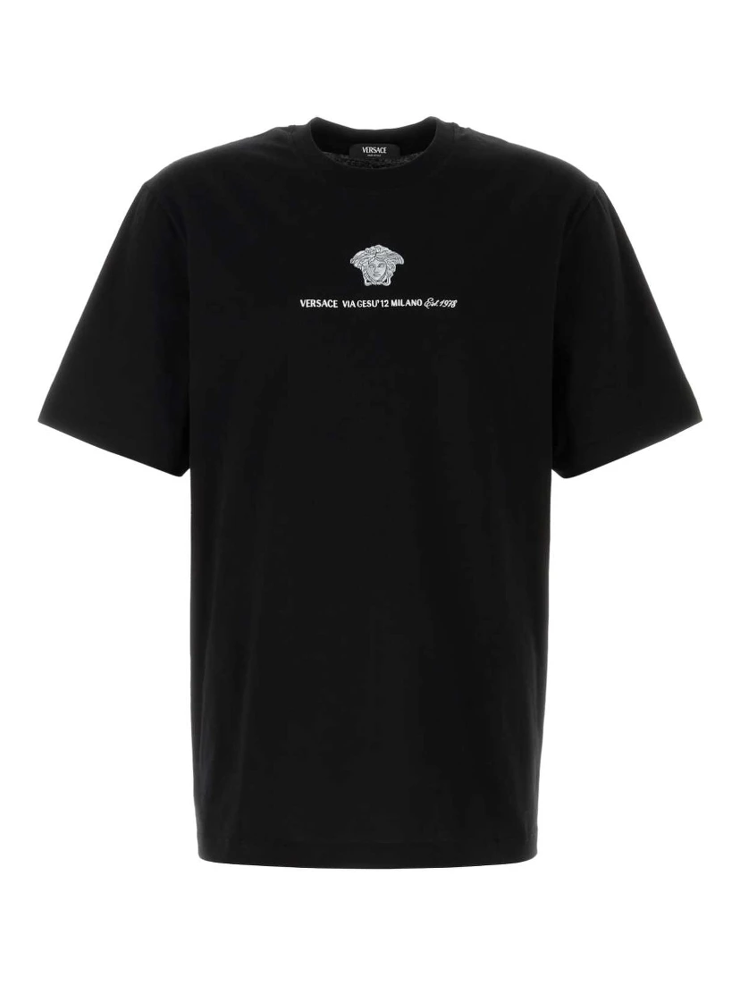 T-SHIRT COMPACT COTTON JERSEY FABRIC + MEDUSA BRAN