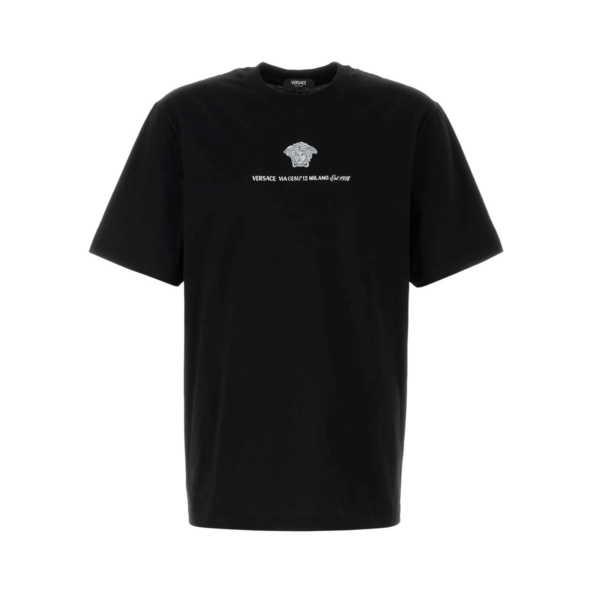 T-SHIRT COMPACT COTTON JERSEY FABRIC + MEDUSA BRAN