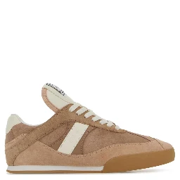 Antiqued pink suede Kick sneakers