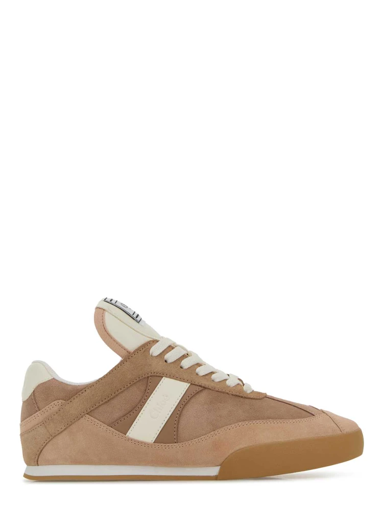 Antiqued pink suede Kick sneakers