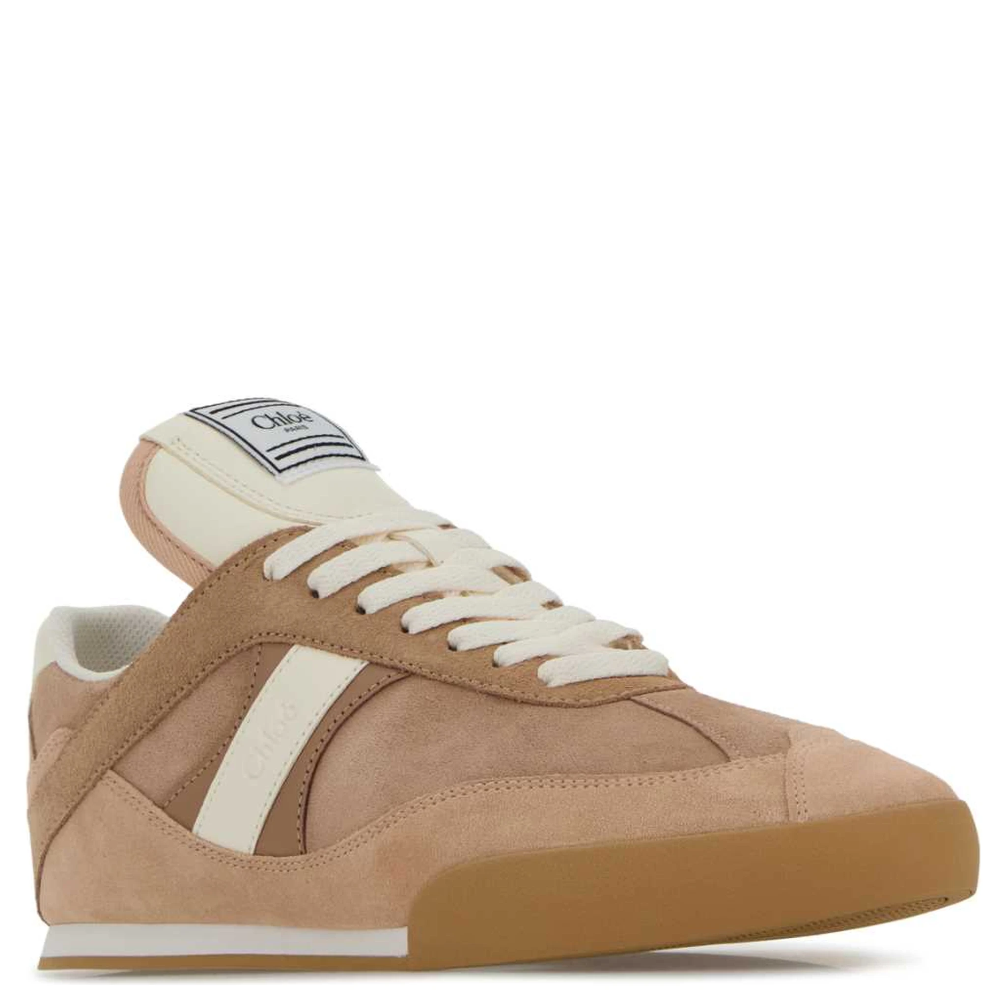 Antiqued pink suede Kick sneakers