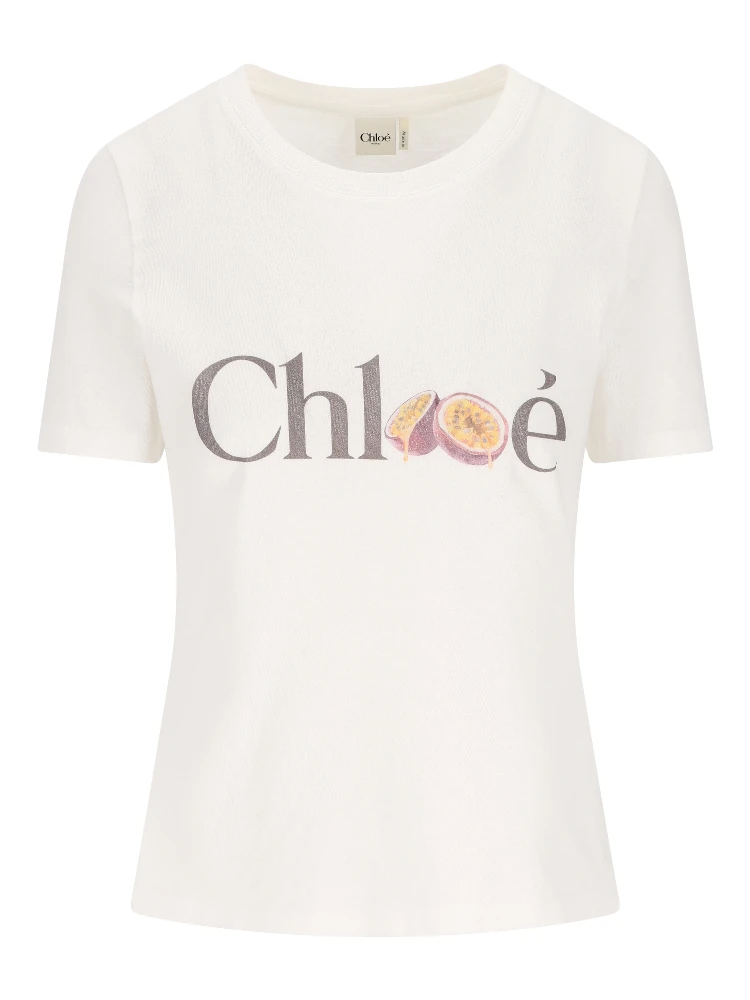 Chloè T-shirts and Polos White
