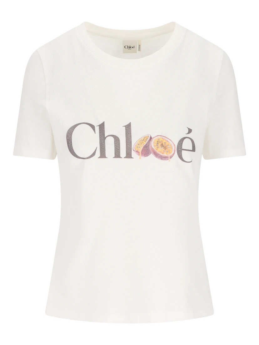 Chloè T-shirts and Polos White