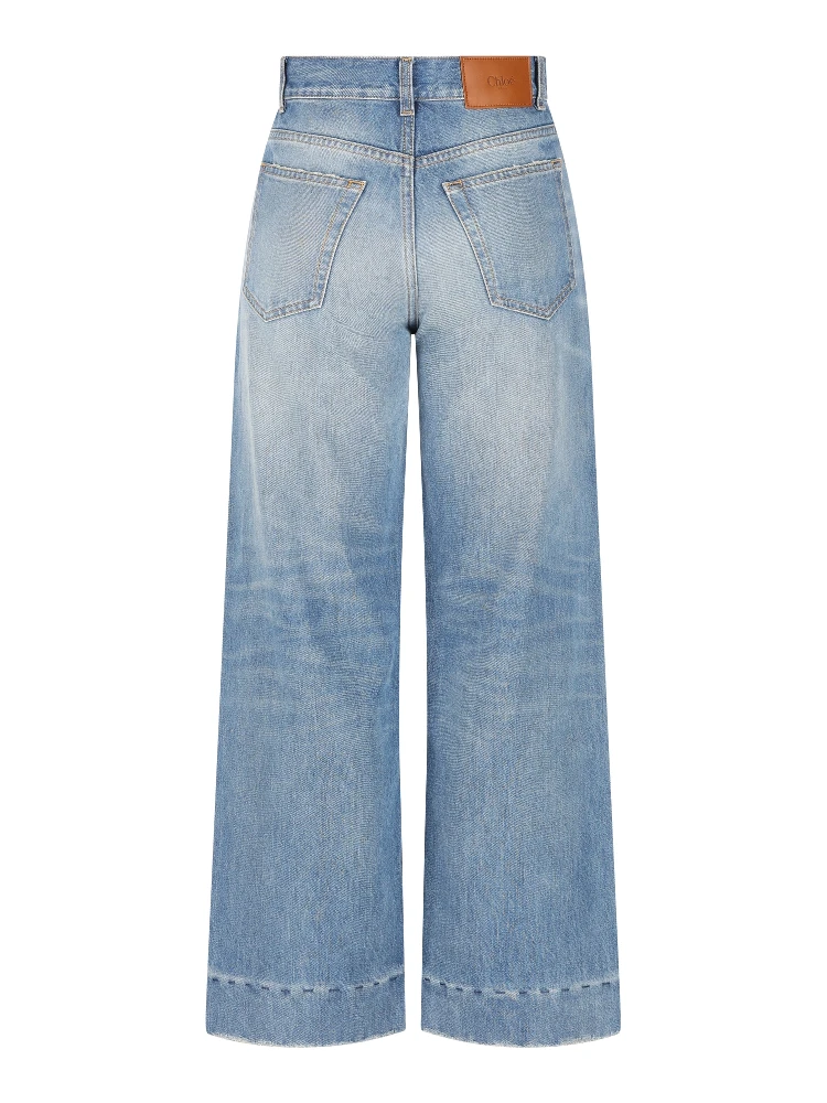Organic cropped straight-leg jeans alternative