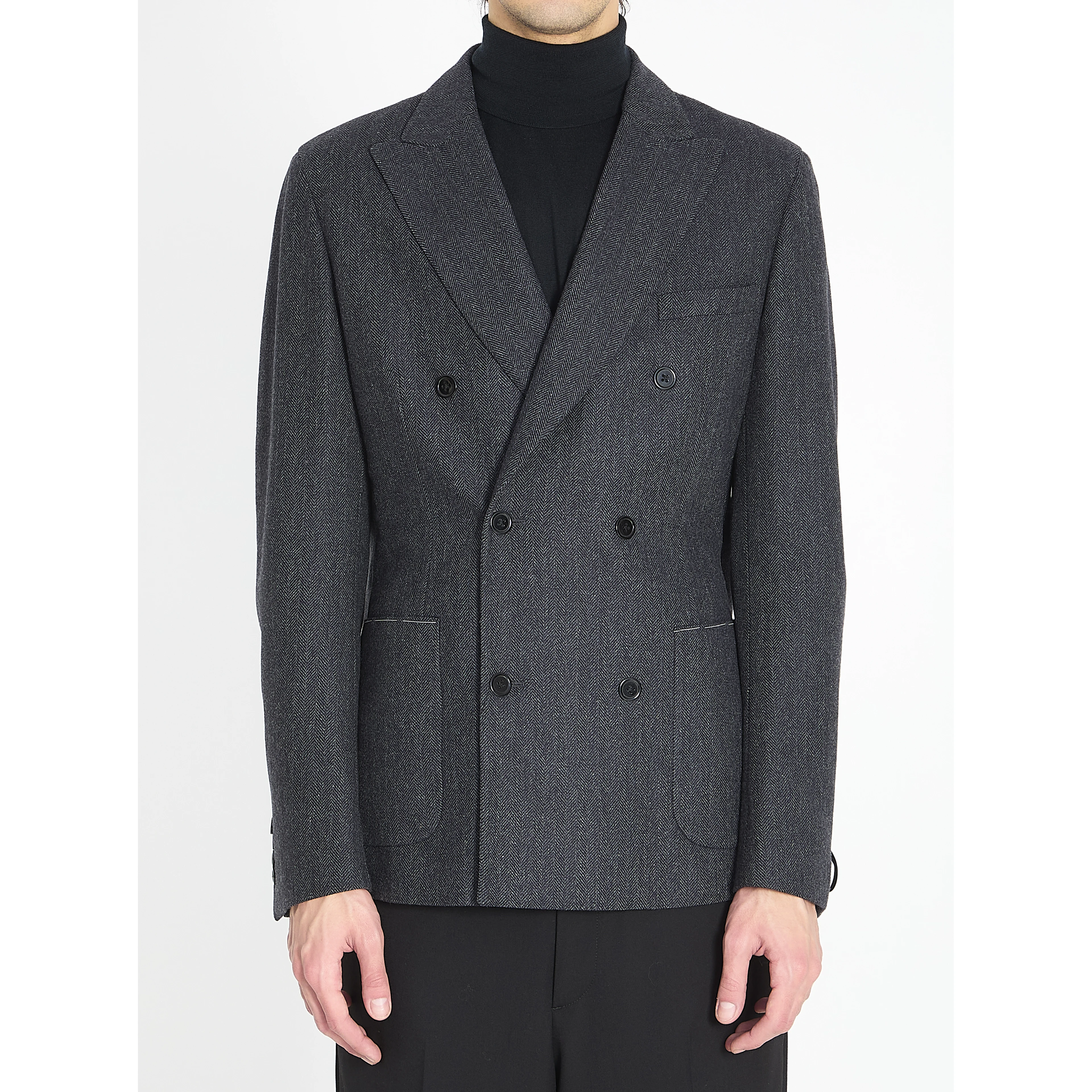 Grey wool jacket