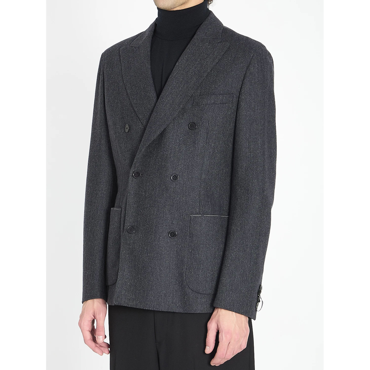 Grey wool jacket