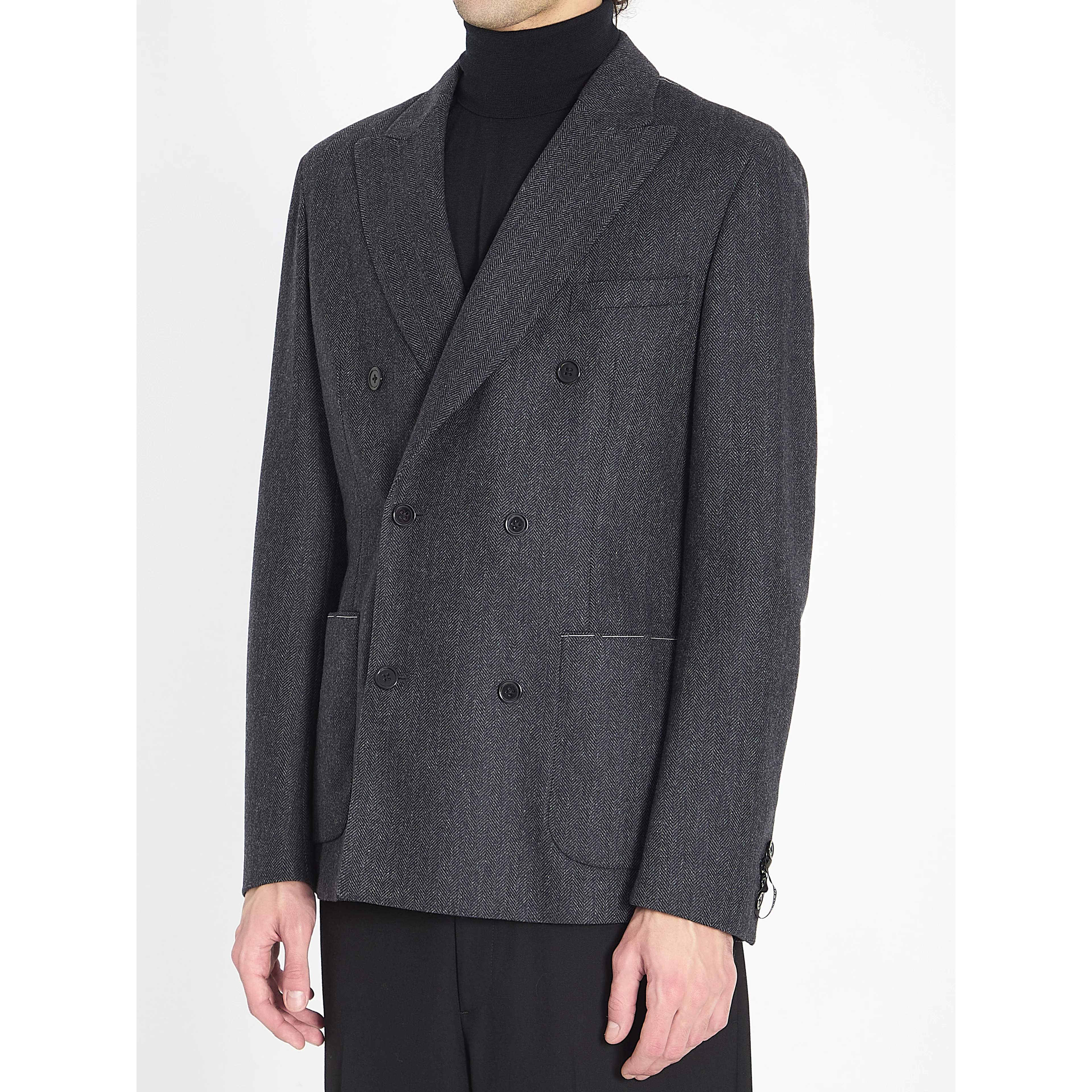 Grey wool jacket