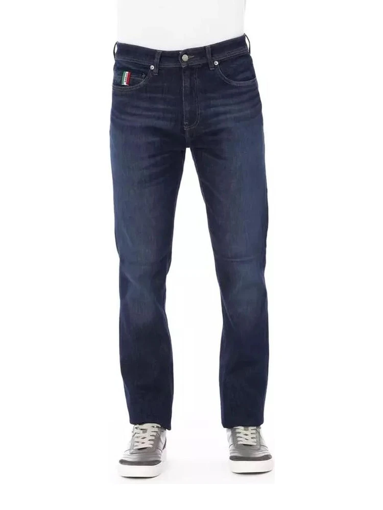 Blue Cotton Jeans Denim
