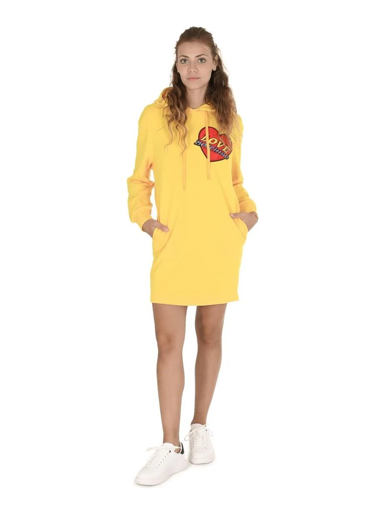 Yellow Cotton Casual Dress alternative