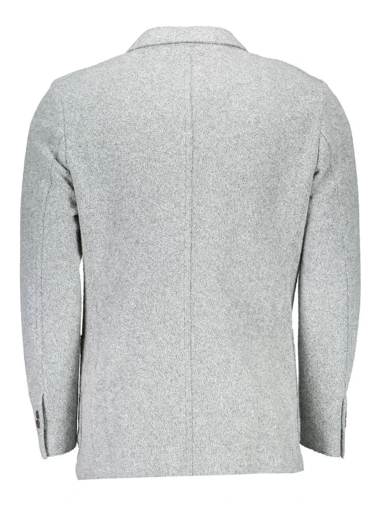 Gray Polyester And Wool Blazer alternative