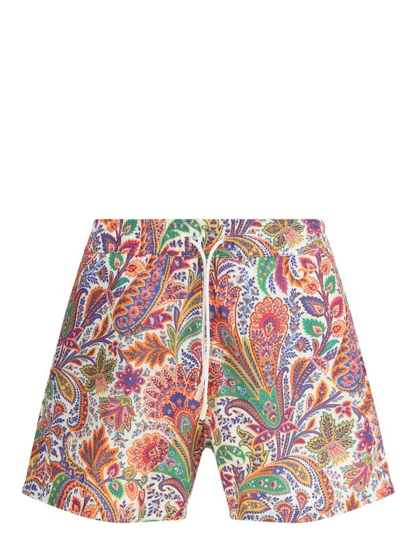 Multicolor Polyester Short And Mini Shorts