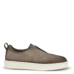 Beige Rubber Low Top Sneakers