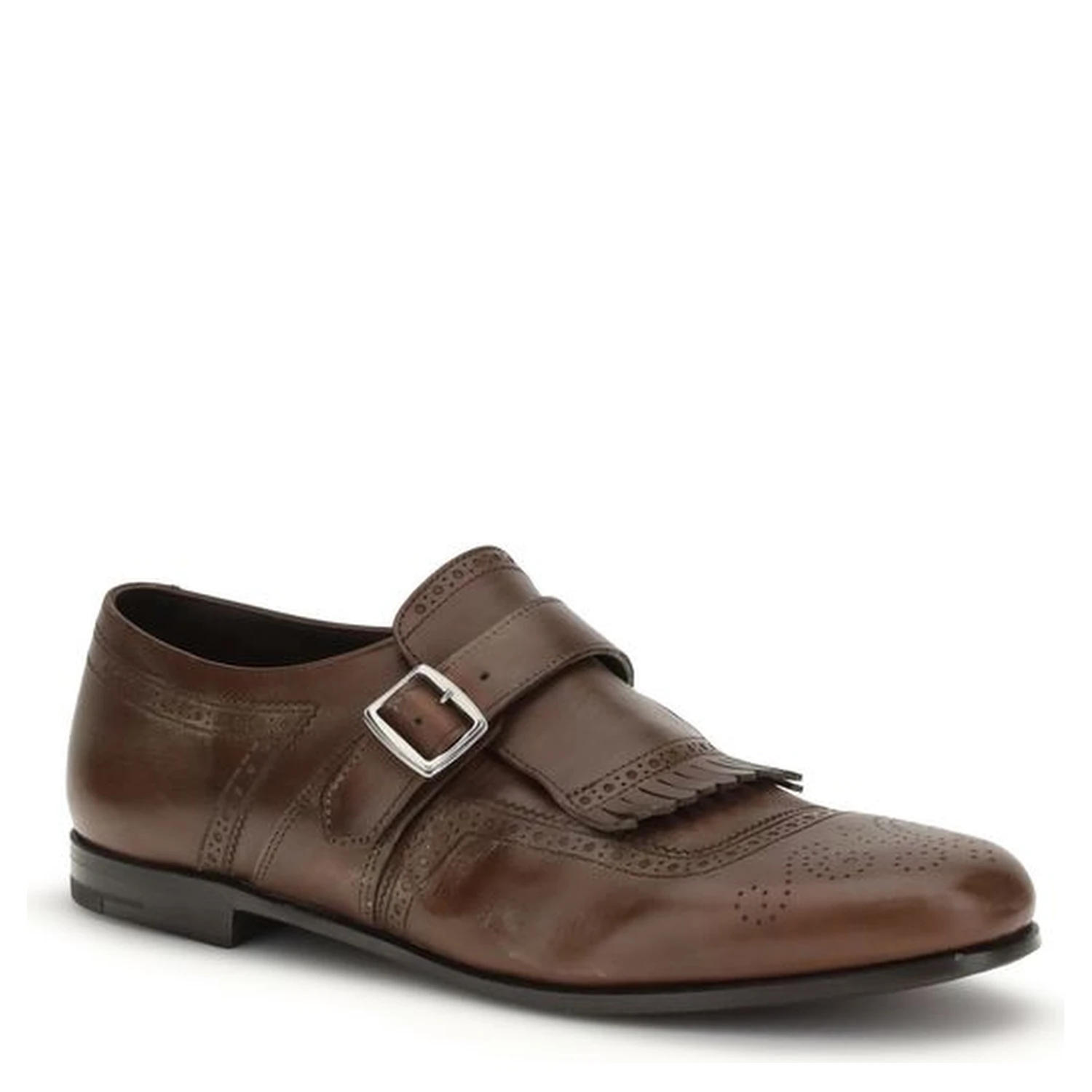 Brown Rubber Slip-On Loafers