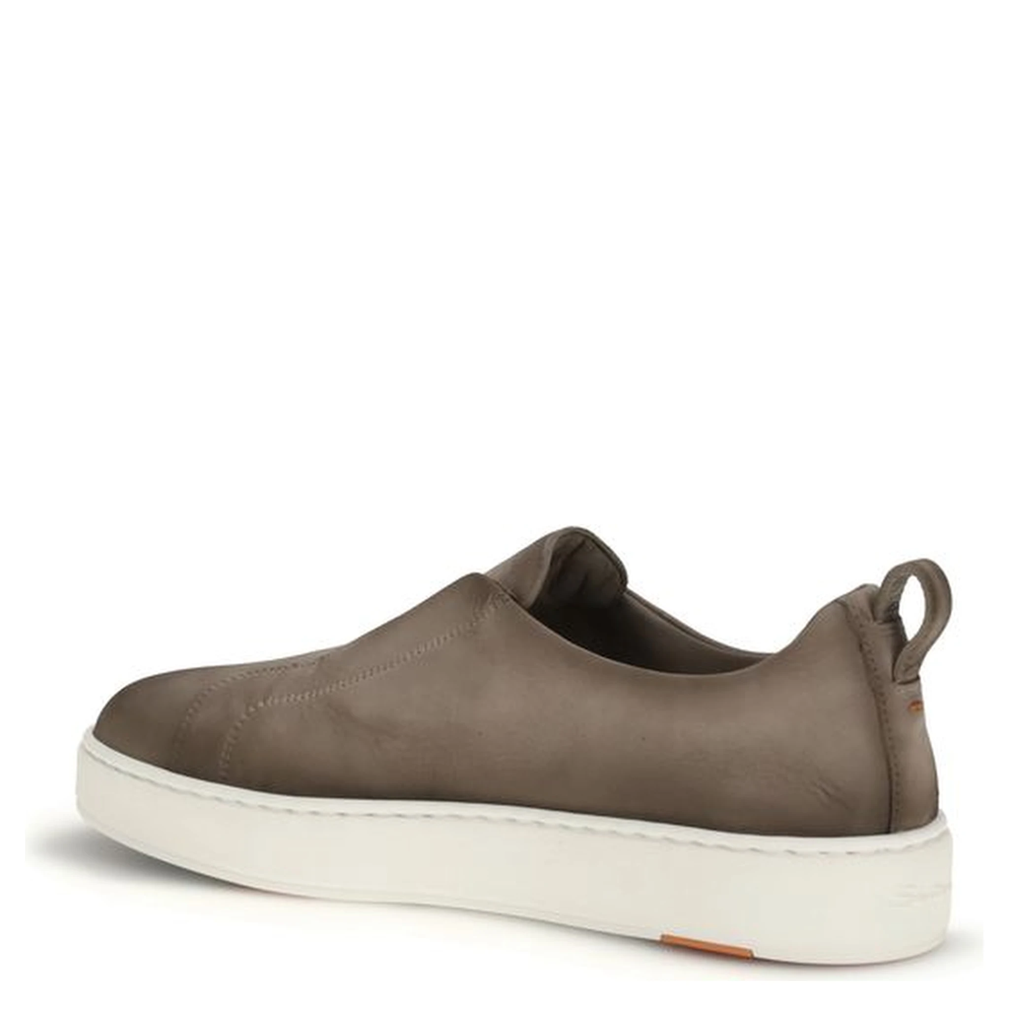Beige Rubber Low Top Sneakers