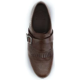Brown Rubber Slip-On Loafers