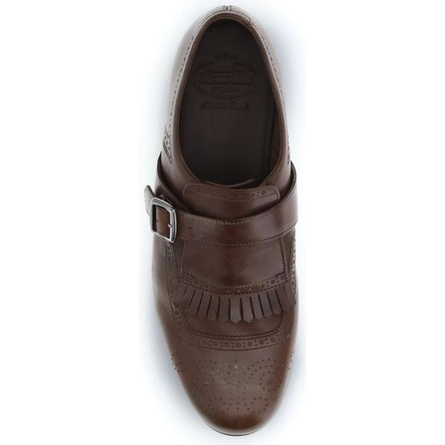 Brown Rubber Slip-On Loafers