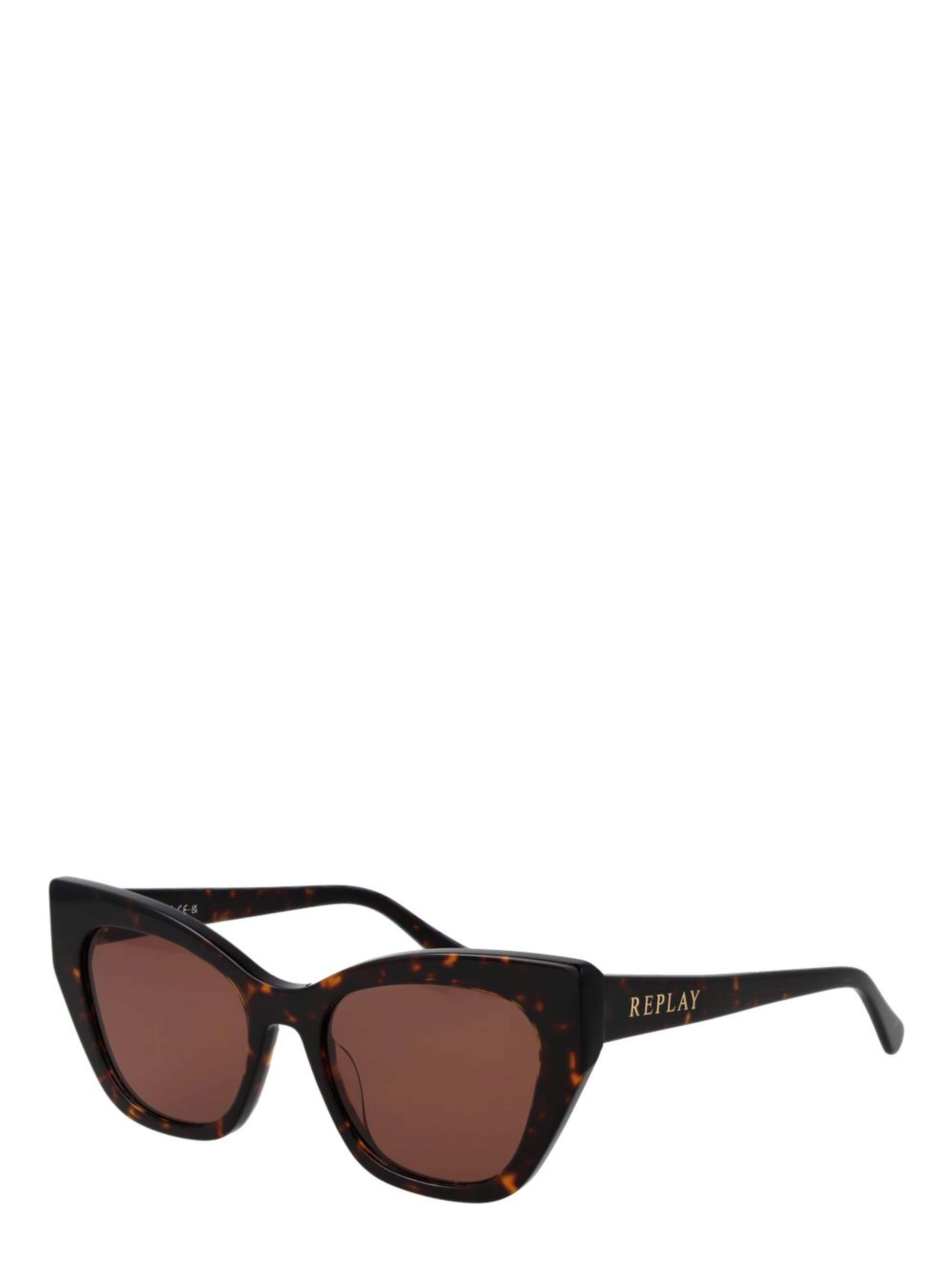 Brown Plastic Sunglasses