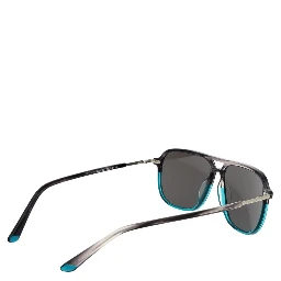 Turquoise Plastic Sunglasses