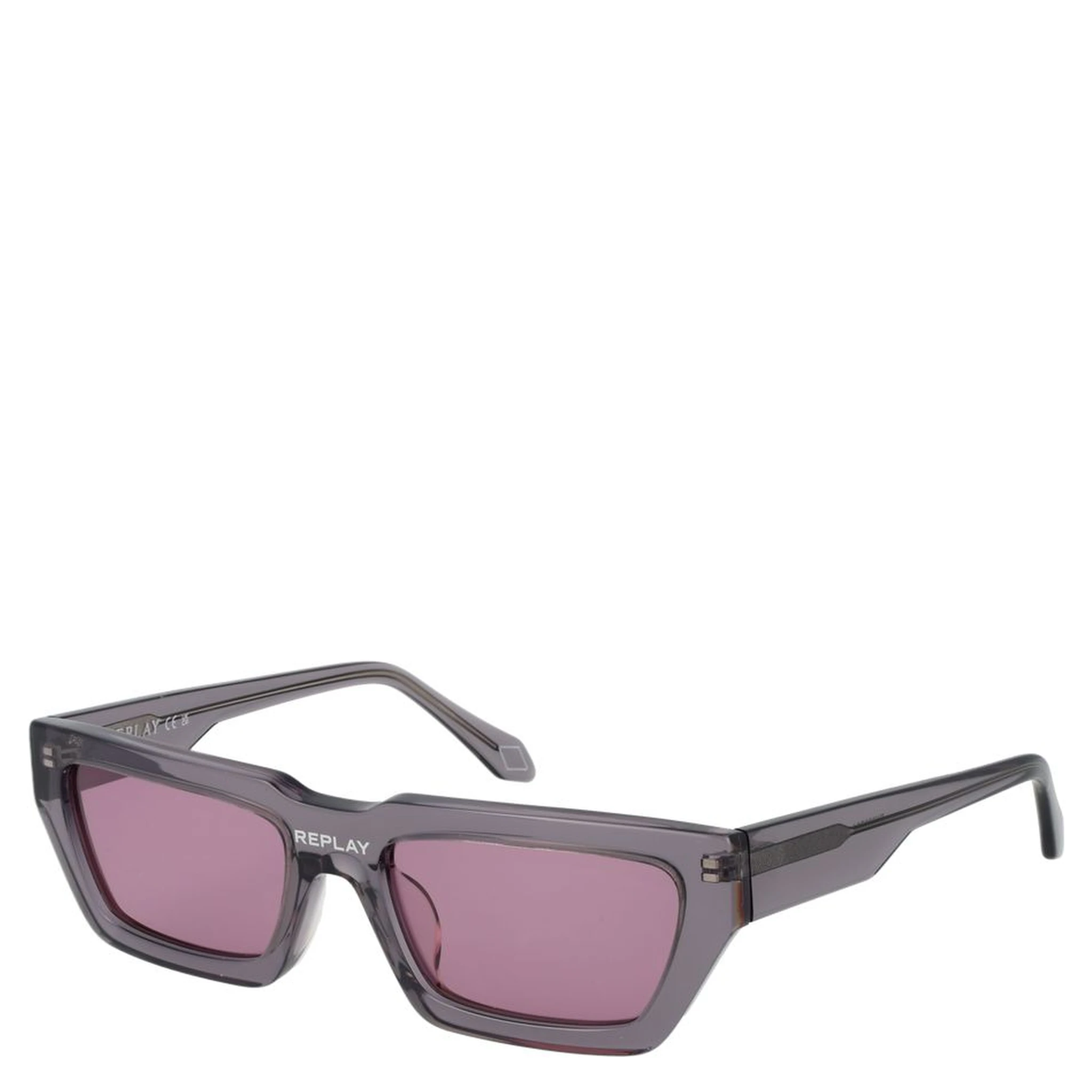 Gray Plastic Sunglasses