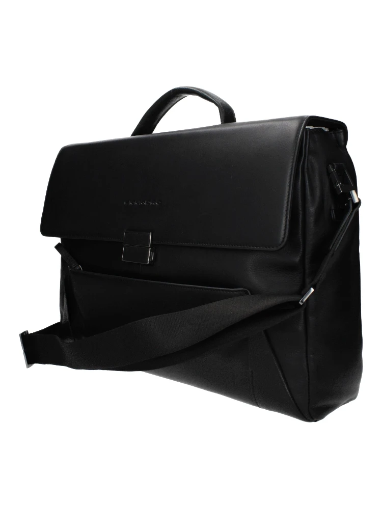 Black Leather Business And Laptop Bag alternative