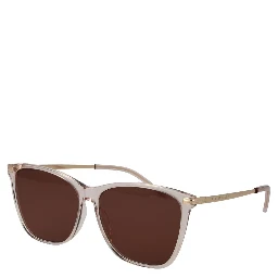 Beige Plastic Sunglasses